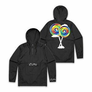 Tekashi  Nicki Minaj Trollz Rainbow rain coat Jacket  M Authentic